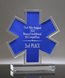 Picture of Star of Life EMS Clear Acrylic Trophy