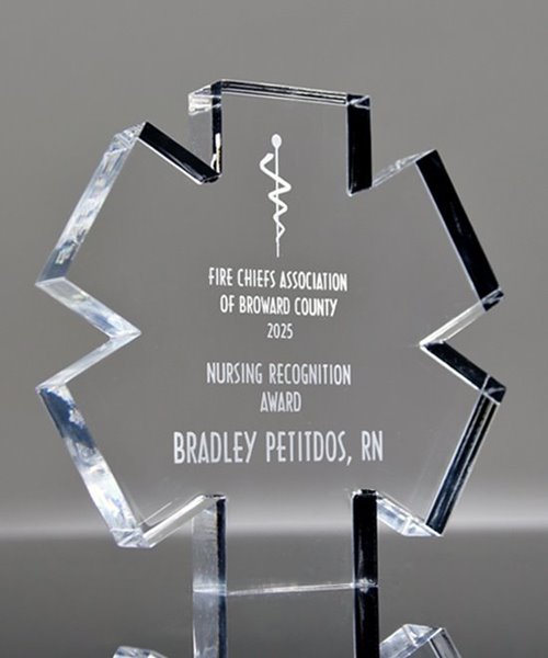 Clear Acrylic Block Award