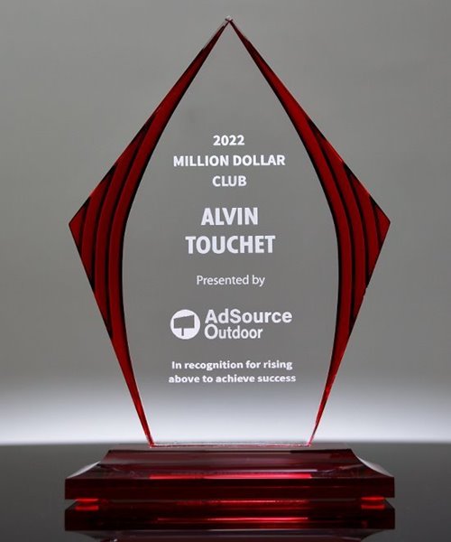 Picture of Ruby Fire Acrylic Award