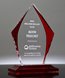 Picture of Ruby Fire Flame Acrylic Award
