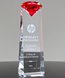 Picture of Apogee Red Diamond Award Crystal