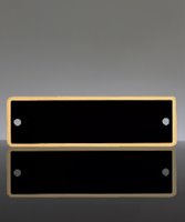 Picture of Black Brass Perpetual Engraving Plate With Round Corners