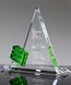 Picture of Green Goal-Setter Triangle Crystal