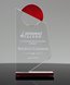 Picture of Red Crystal Eclipse Desk Plaque