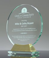 Picture of Regency Jade Glass Circle Award