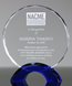 Picture of Indigo Crystal Circle Award - Small Size