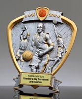 Picture of Silverstone Boys Basketball Shield Trophy