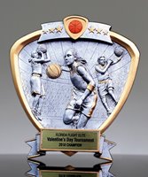 Picture of Silverstone Girls Basketball Shield Trophy