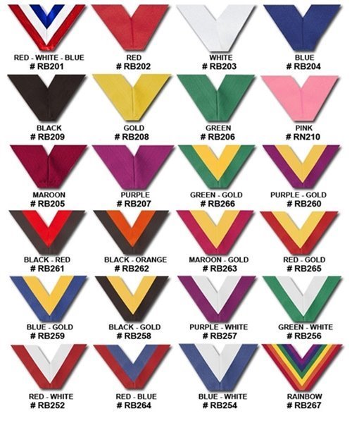Special Color Neck Ribbons - Extra Ribbons | Edco Awards