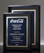 Picture of Gloss Ebony Designer Award Plaque - Blue Marble Mist