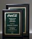 Picture of Gloss Ebony Designer Plaque - Green Marble Mist