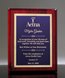 Picture of Gloss Rosewood Designer Plaque - Purple Plate