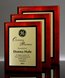 Picture of Gloss Rosewood Econo Award Plaque - Gold Plate
