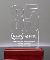 Picture of Number 35 Acrylic Pop-In Award