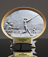 Picture of Silverstone Oval Male Baseball Award - Small