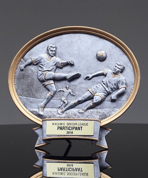 Picture of Male Soccer Silverstone Oval Award - Small