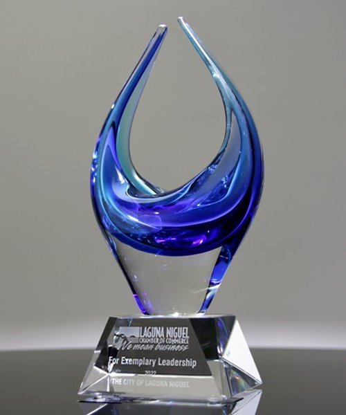 Picture of Oceanic Surge Art Glass Award