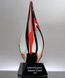Picture of Inferno Red Art Crystal Award