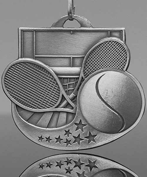 Picture of Tennis Star-Blast Medals - Silver Tone