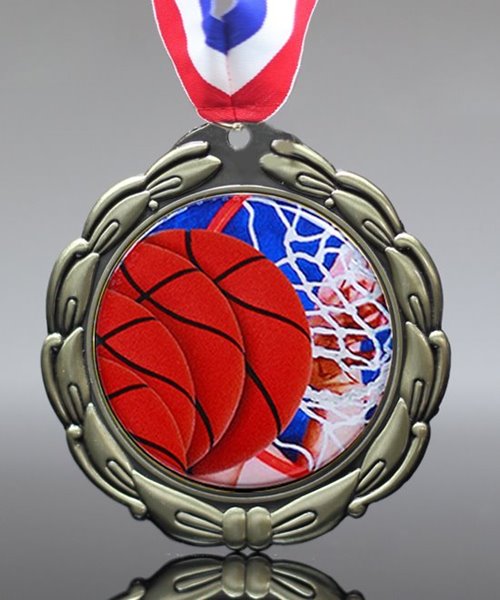 Picture of Epoxy Domed Basketball Medal
