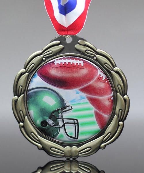 Picture of Epoxy-Domed Football Medal