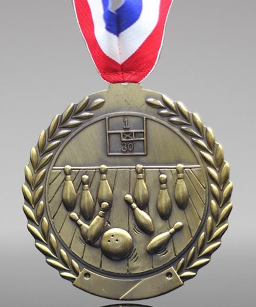 Picture of Traditional Bowling Medal