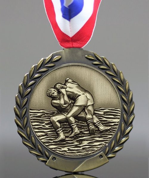 Picture of Traditional Wrestling Medal