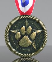 Picture of Value Paw Print Medals