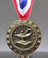 Picture of Lamp of Knowledge Spinner Medal