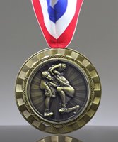 Picture of Wrestling Spinner Medal