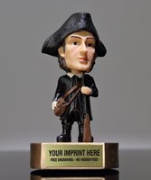 Picture of Patriot Bobblehead Mascot Trophy