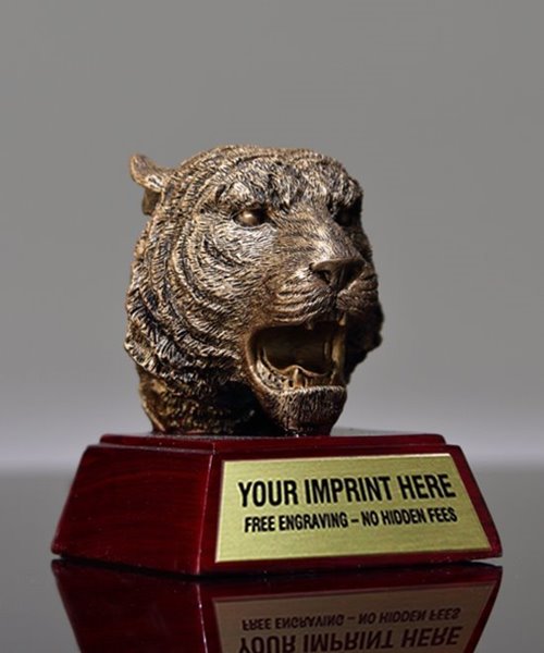 Picture of Gold Tiger Mascot Trophy