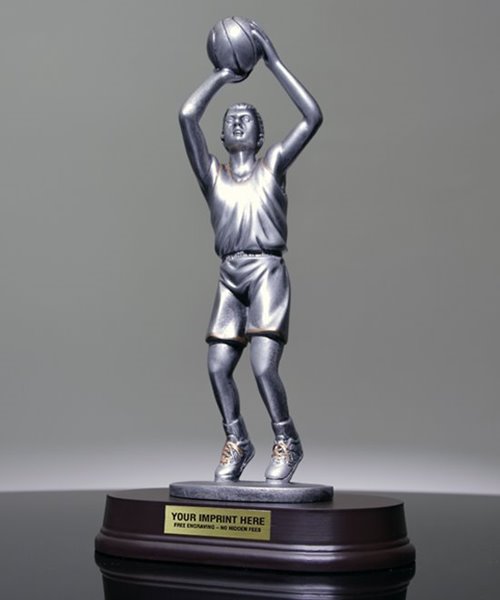 Picture of Basketball Boys Jump Shot Resin Trophy