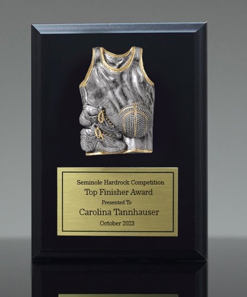 Picture of Jersey Theme Basketball Sport Plaque