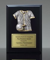 Picture of Jersey Theme Baseball Sport Plaque