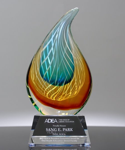 Picture of Fascinating Droplet Art Crystal Award