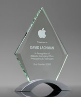 Picture of Camber Diamond Glass Award - Large Size
