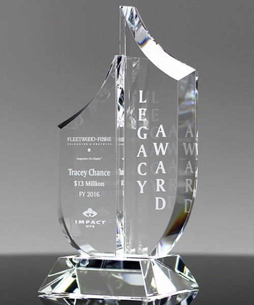Picture of Clear Crystal Paragon Award
