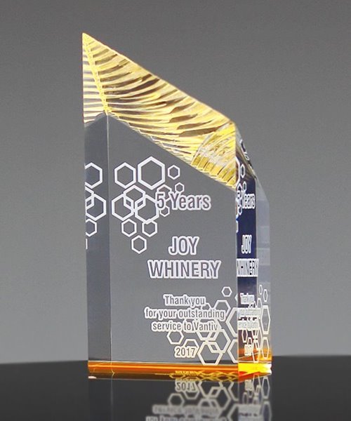 Picture of Gold Glacier Acrylic Award