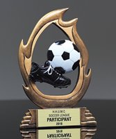 Picture of Flame Soccer Trophy - Small Size