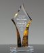 Picture of Golden Swirl Acrylic Award - Medium