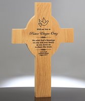 Picture of Red Alder Wood Cross Plaque