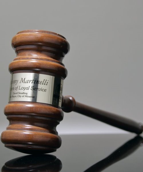 Picture of Extra Large Decorator Gavel - Presentation Award