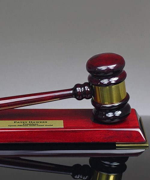 Picture of Deluxe Rosewood Gavel Set