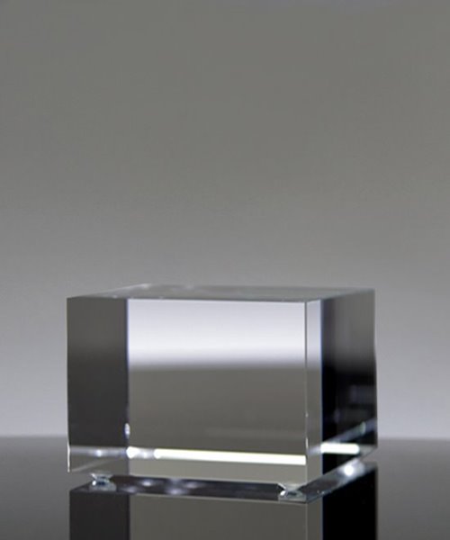 Picture of Clear Crystal Straight Edge Base