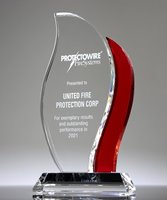 Picture of Scarlet Flame Crystal Award