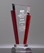 Picture of Distinction Ruby Crystal Award