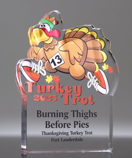Picture of Acrylic Turkey Trot Trophy