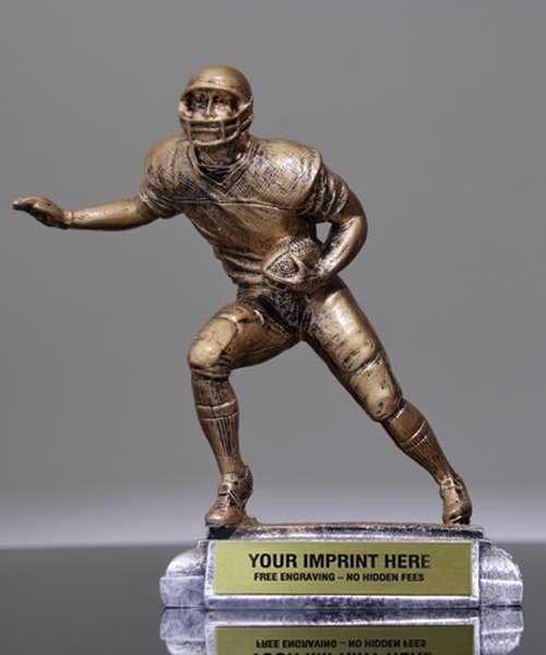 Résine trophée football H.23 cm Ref.RS0042 - ALP CREATIONS