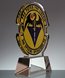 Picture of Custom Military Emblem Crystal Trophy